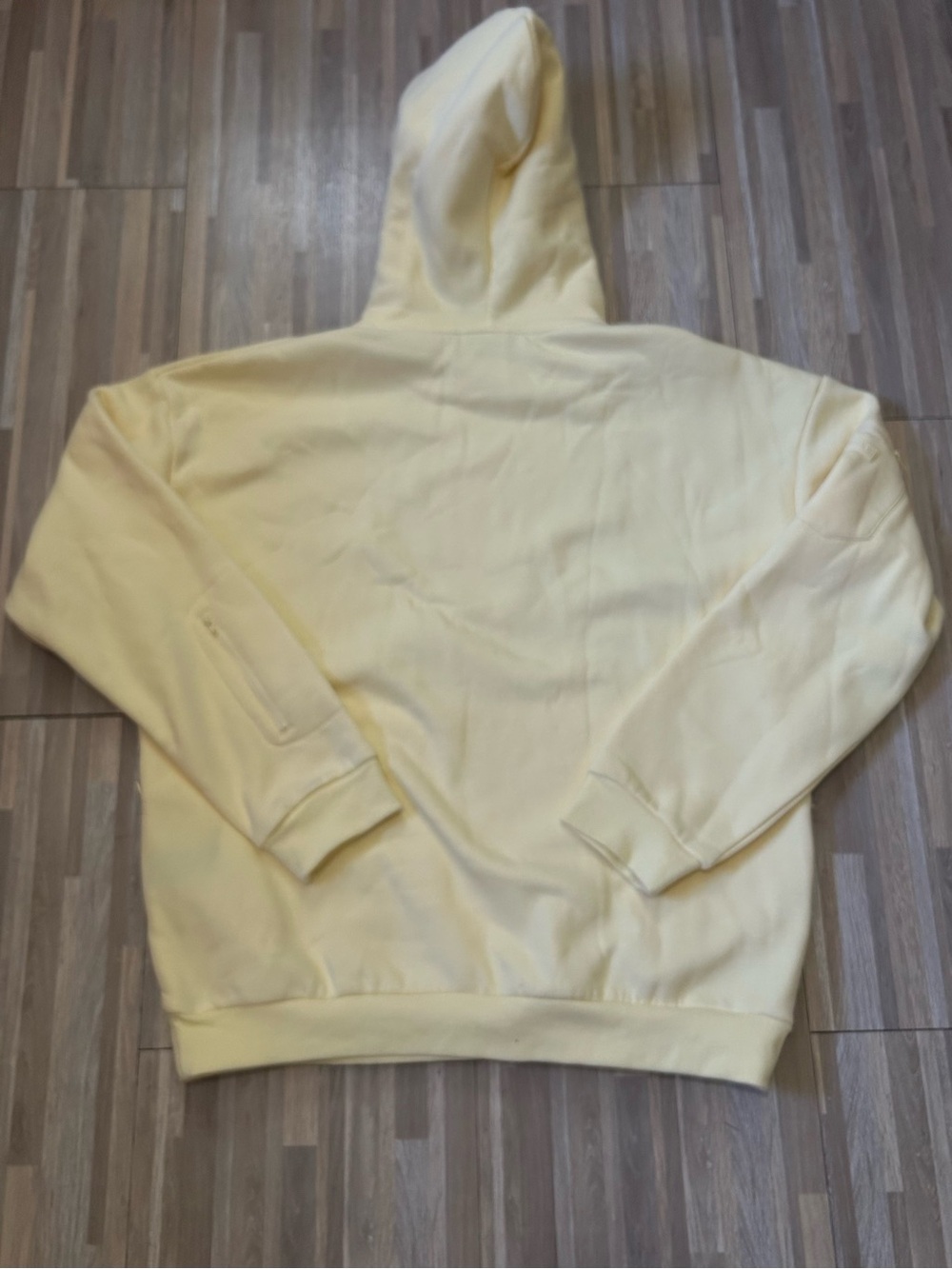 Comfrt Airplane Travel Mode Hoodie Unisex in Buttercream Size 2XL - Picture 6 of 7
